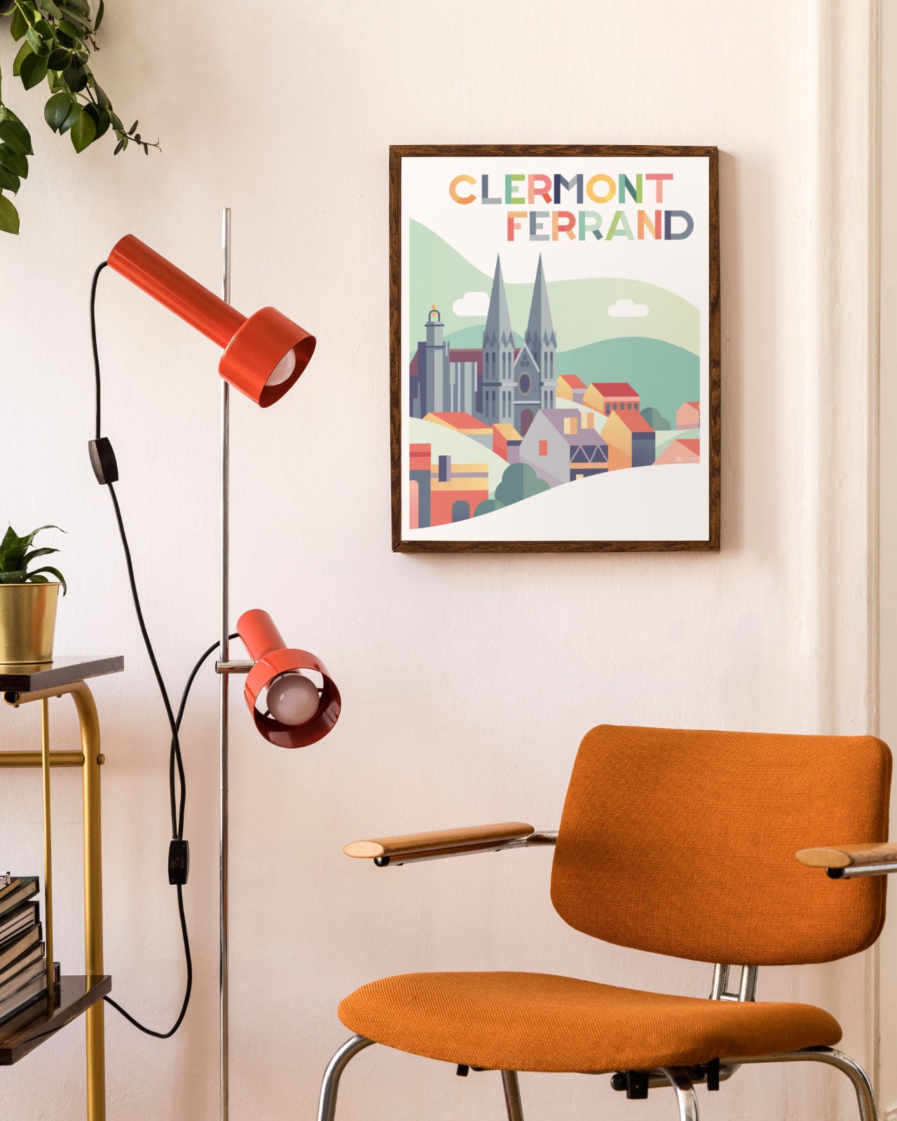 Affiche Cathédrale Clermont-Ferrand Pop
