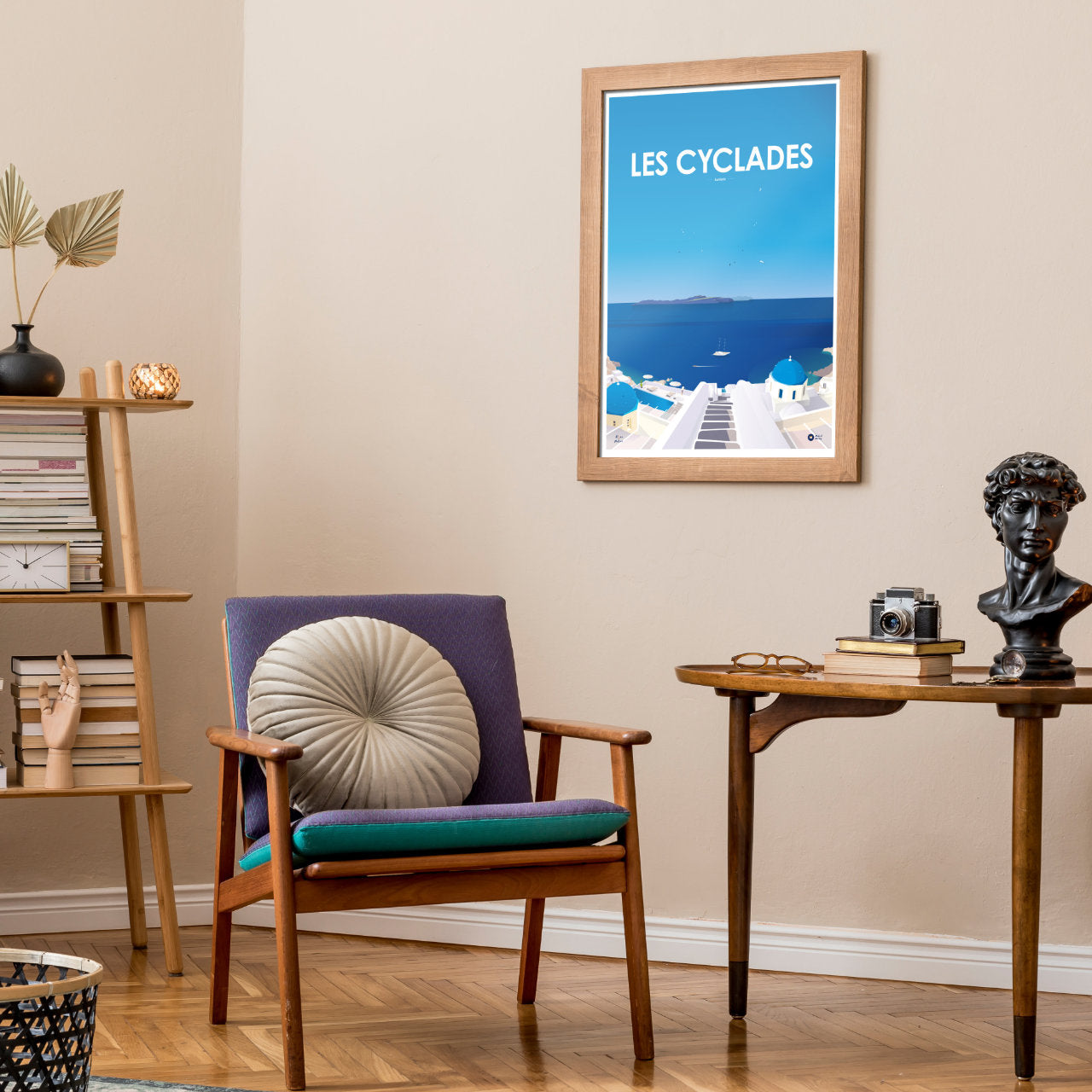 Affiche Cyclades par Mickaël Merley