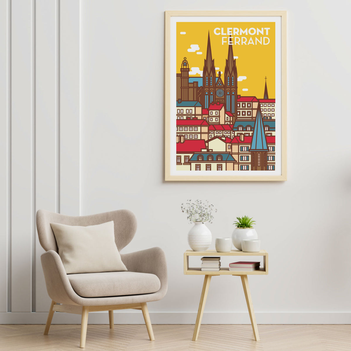 Refonte de l'affiche "Cathédrale Clermont-Ferrand"