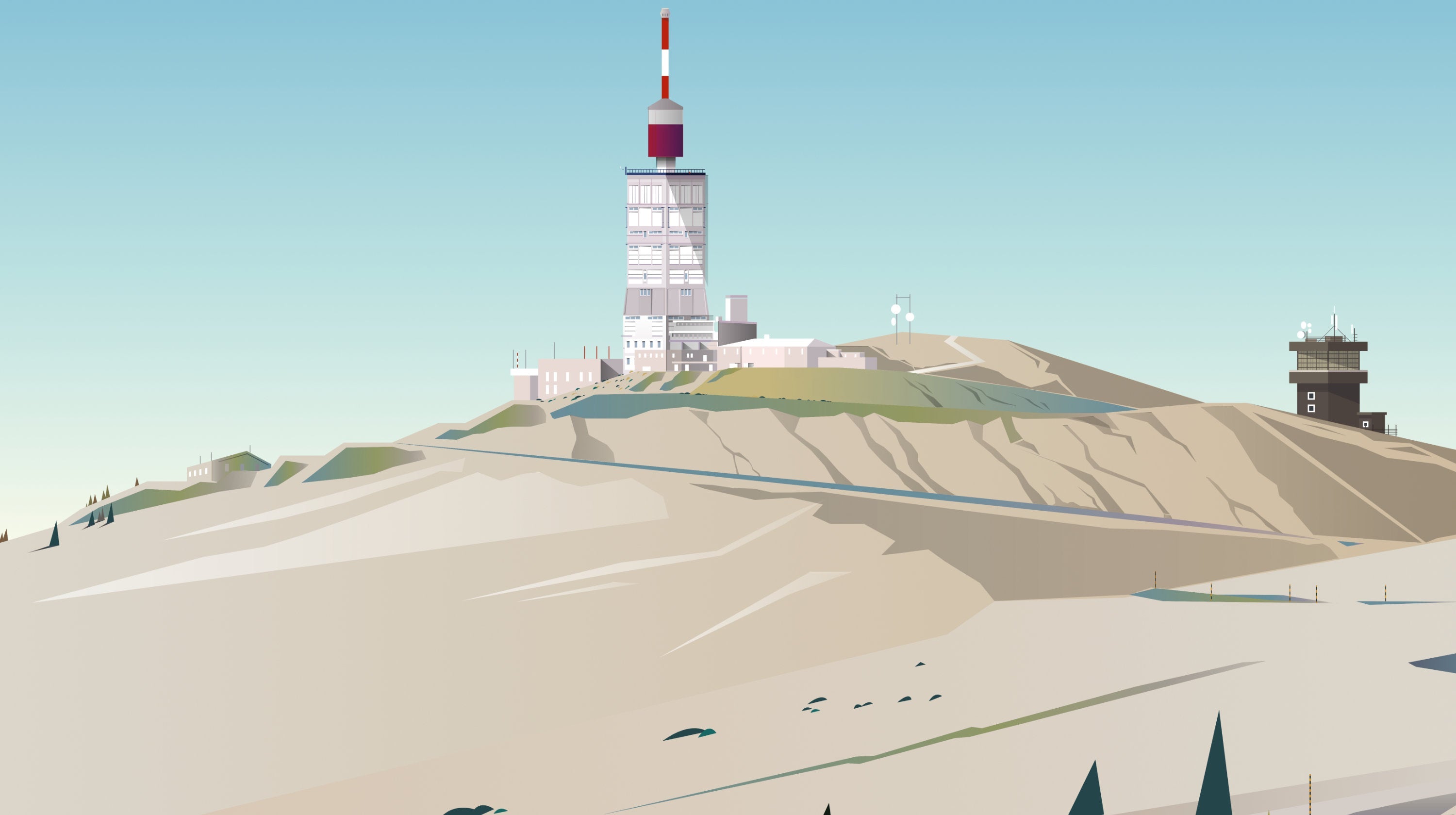 Un peu de grimpette: l'affiche Mont Ventoux