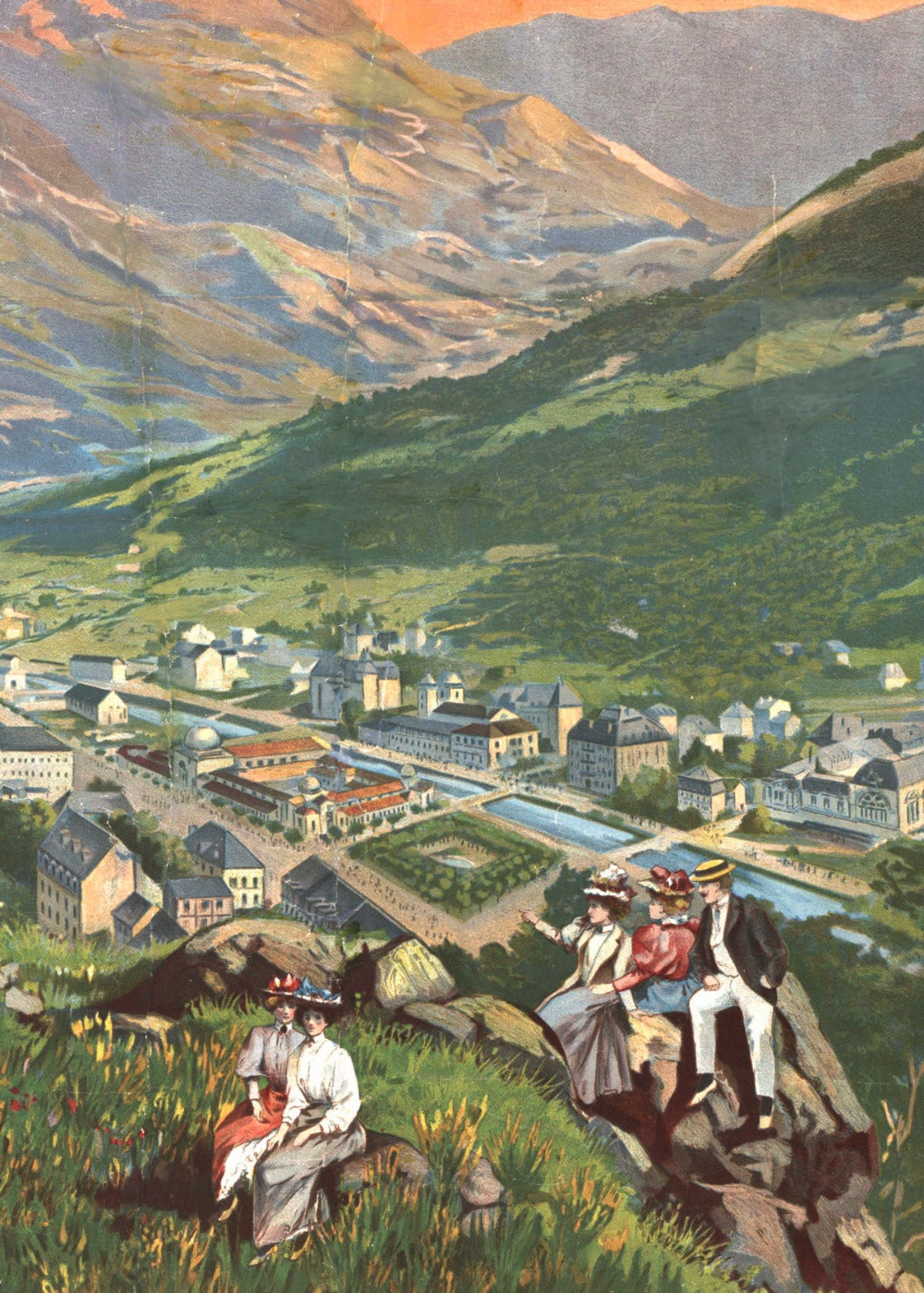 Affiche Tourisme La Bourboule