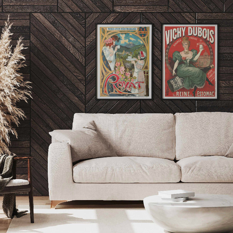 Affiches Royat et Vichy Source Dubois