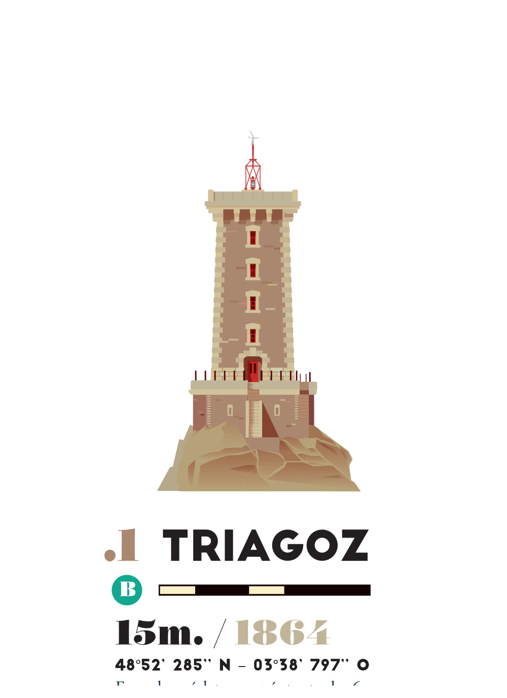 illustration du phare de triagoz