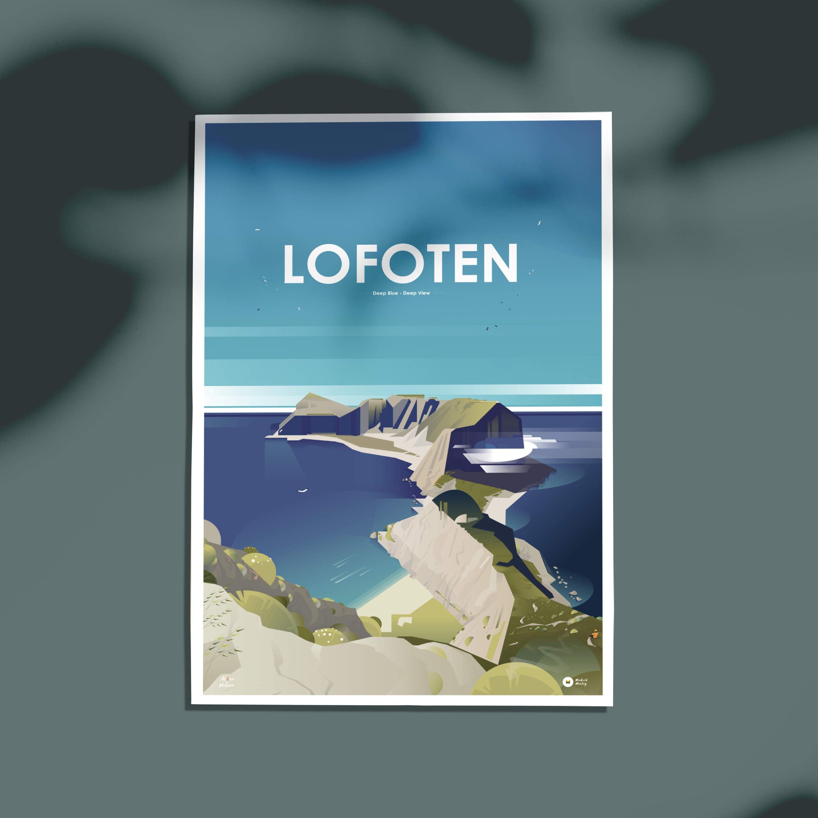 Carte postale Iles Lofoten en Norvège