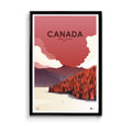 Affiche Canada Rouge