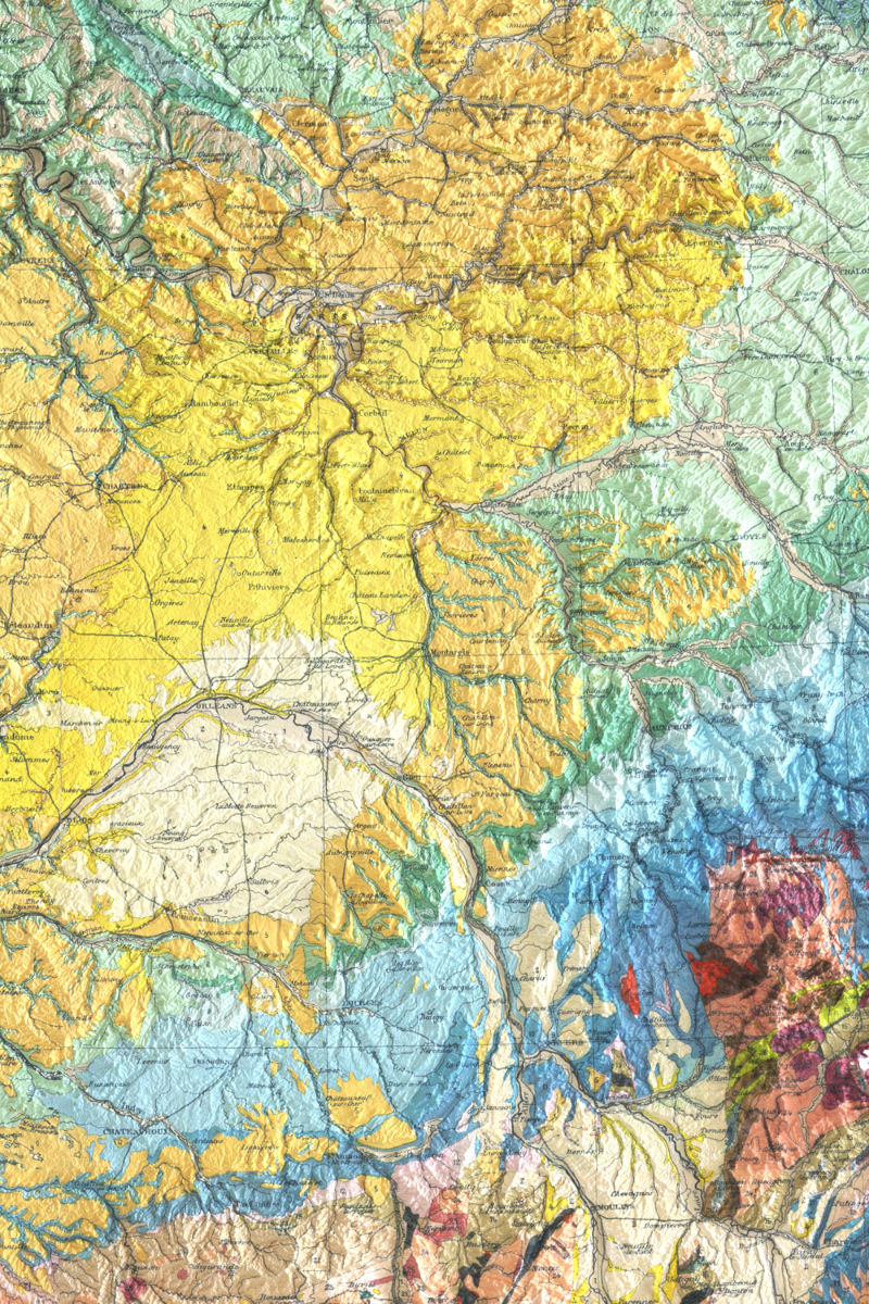 Carte géologique de France