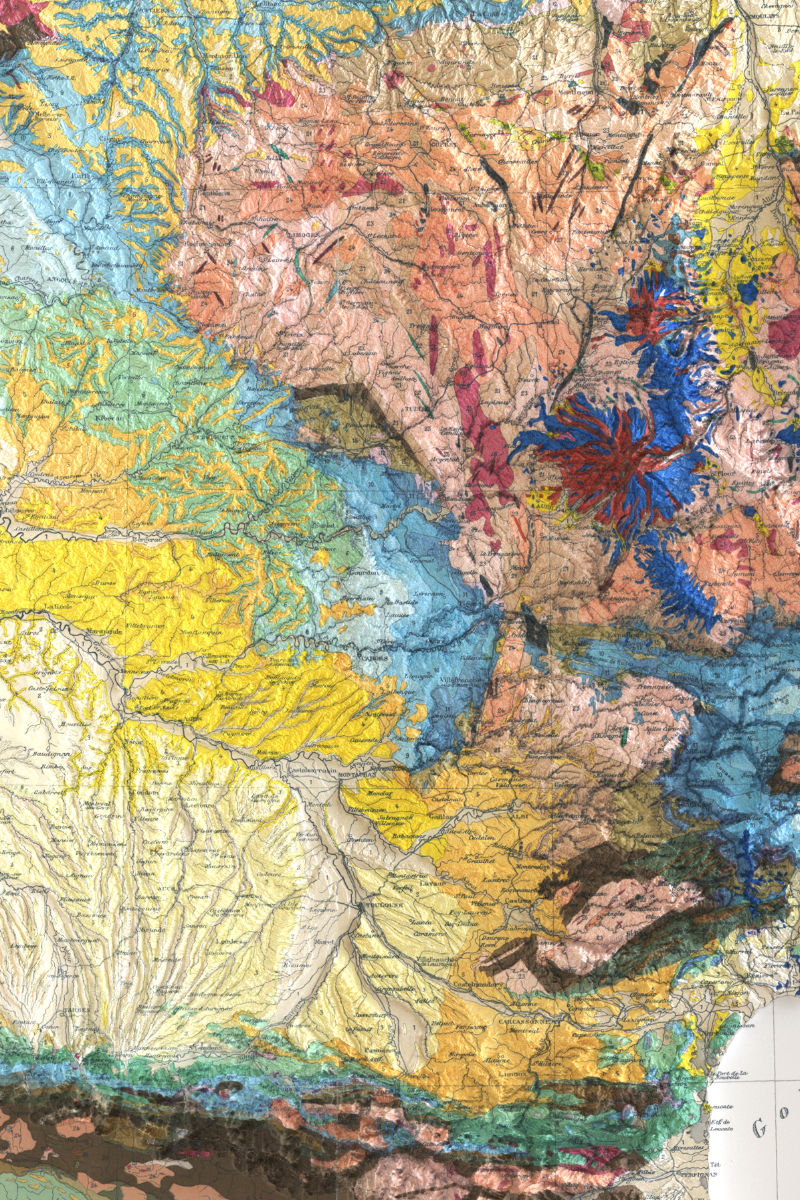 Carte géologique de France