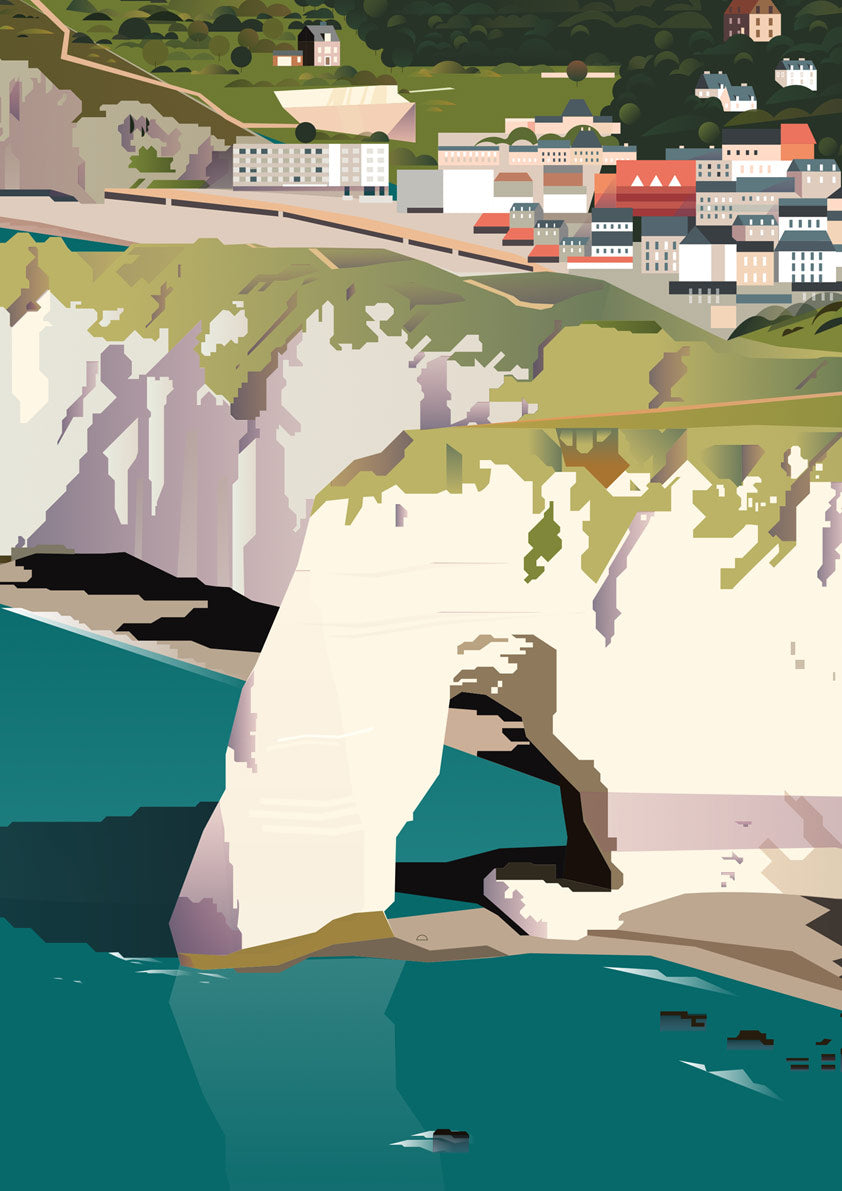 Affiche Falaises d’Étretat