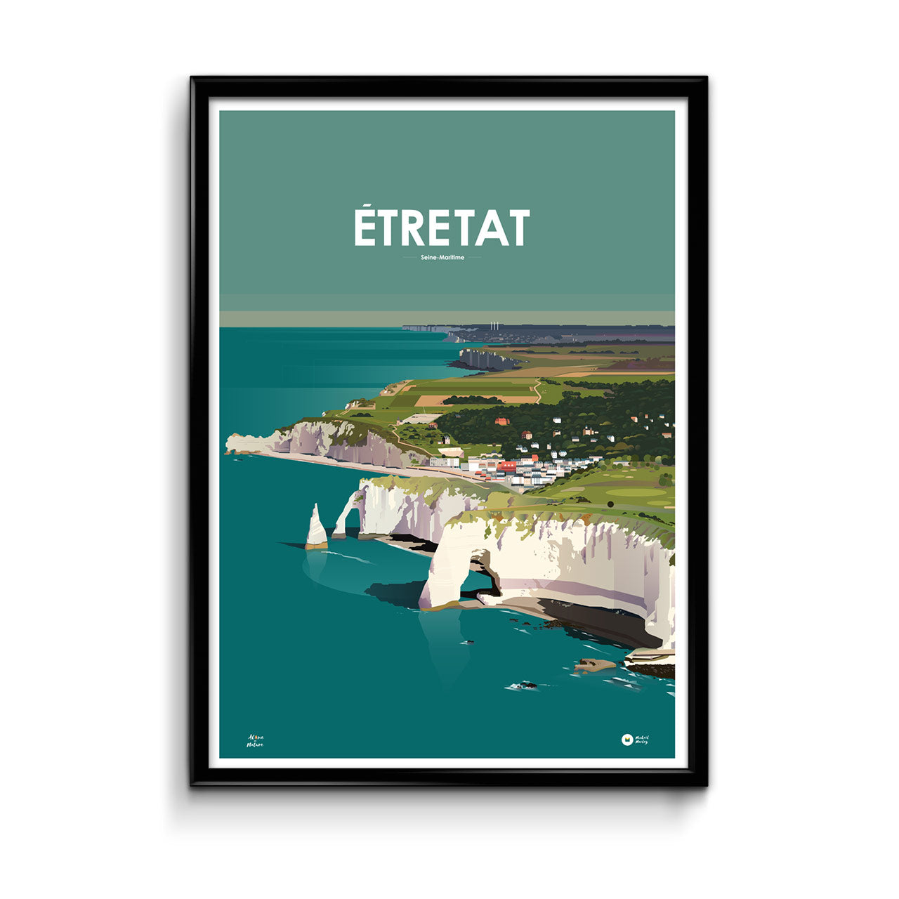 Affiche Falaises d’Étretat