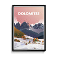 Affiche Les Dolomites