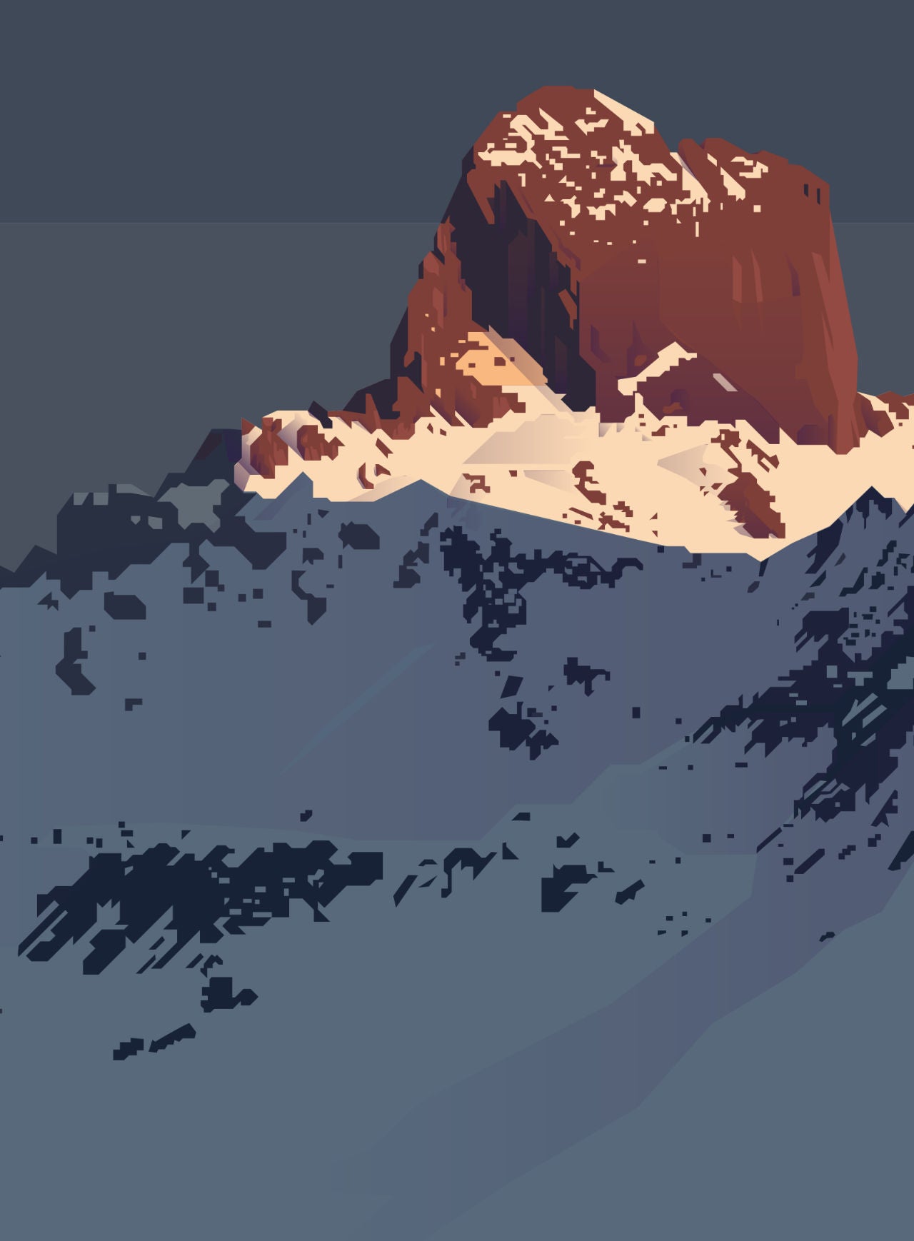 affiche massif beaufortin détail
