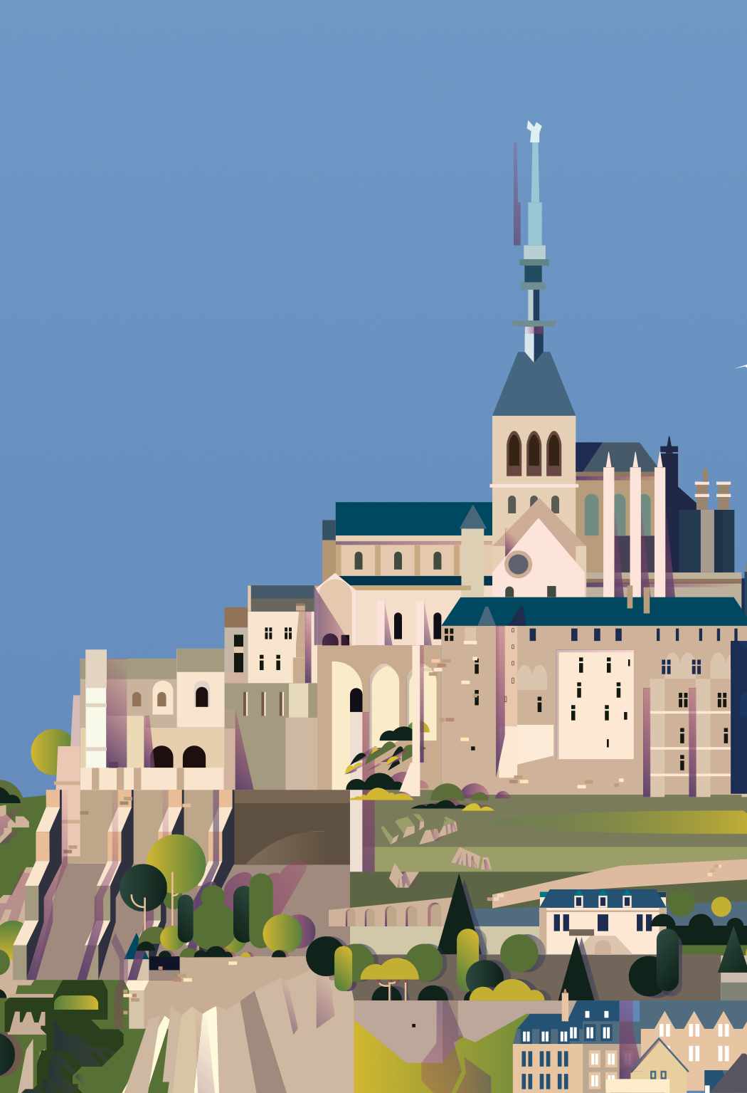 Affiche Mont Saint-Michel