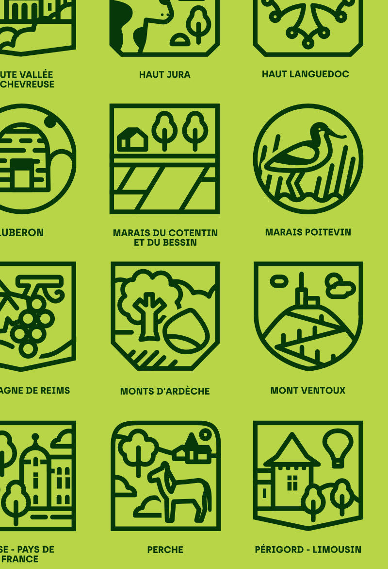 Affiche 78 Parcs Naturels de France