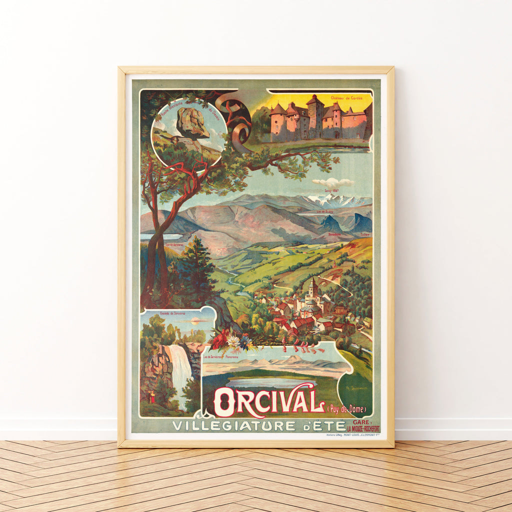 Affiche Orcival Puy-de-Dôme