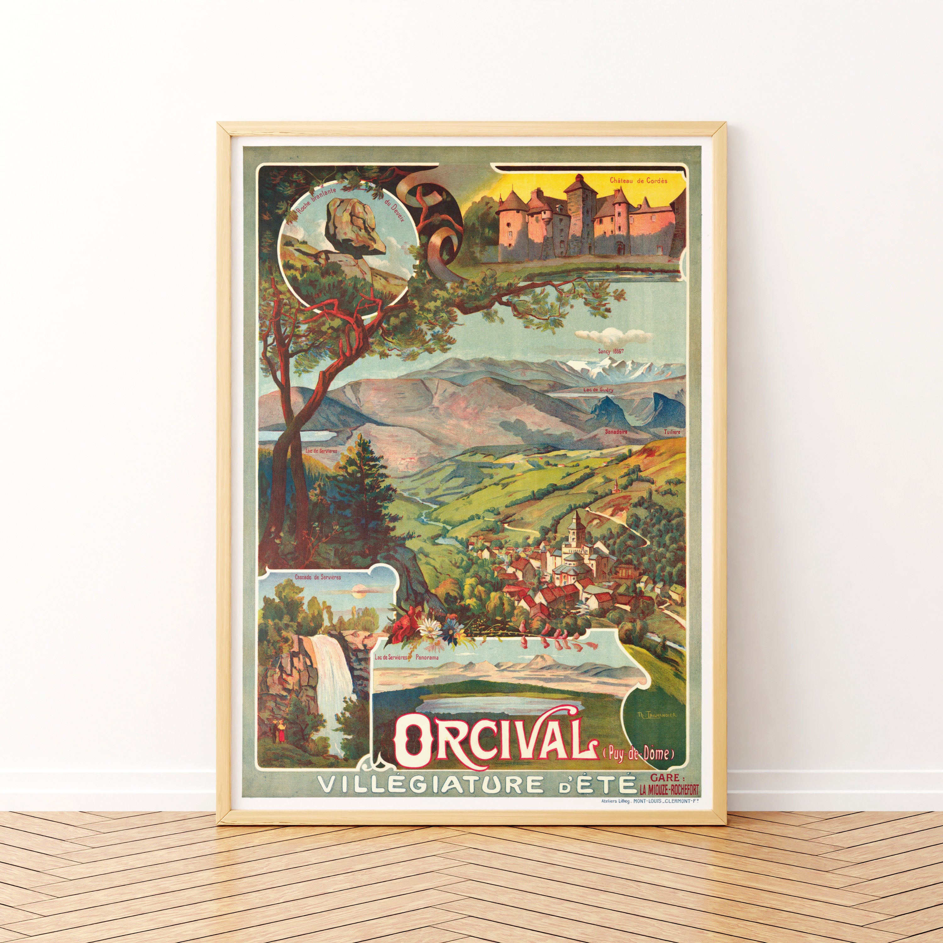 Affiche Orcival Puy-de-Dôme