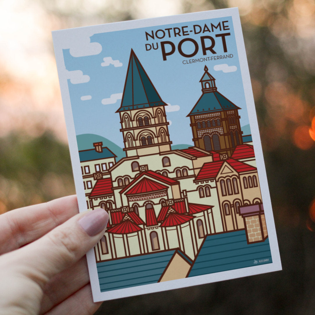 Carte Notre-Dame du Port Clermont-Ferrand