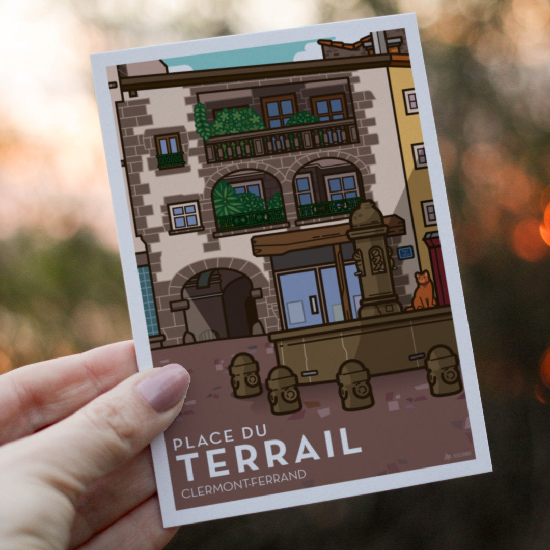 Carte Place du Terrail Clermont-Ferrand