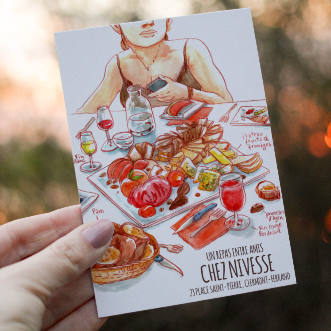 Carte Fromages d'Auvergne