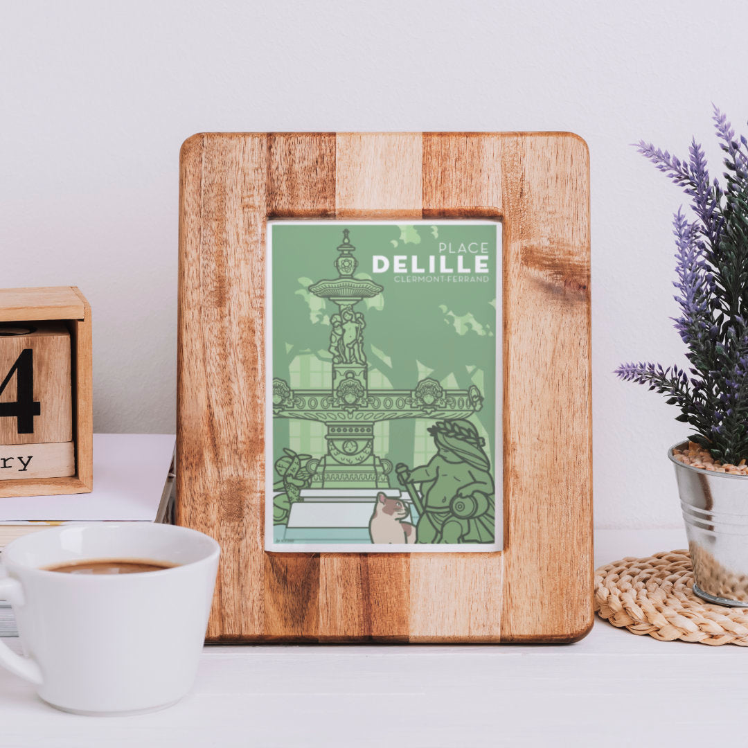 Carte Place Delille  Clermont-Ferrand