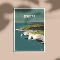 Carte postale Falaises d’Etretat
