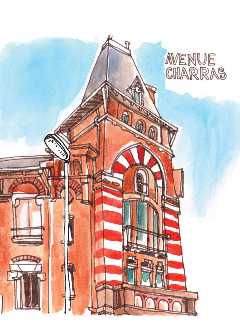 Carte postale Avenue Charras Clermont-Ferrand