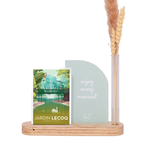 Porte cartes avec soliflore